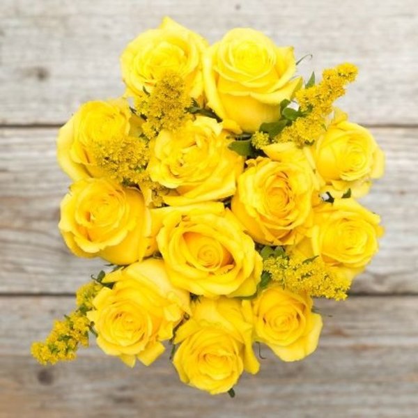 букет из желтых роз 